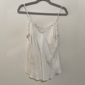 Wilfred Cream Asymmetrical Ruffled Camisole